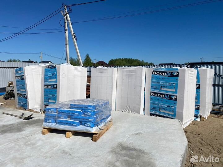 Блоки Бонолит 600Х400Х250