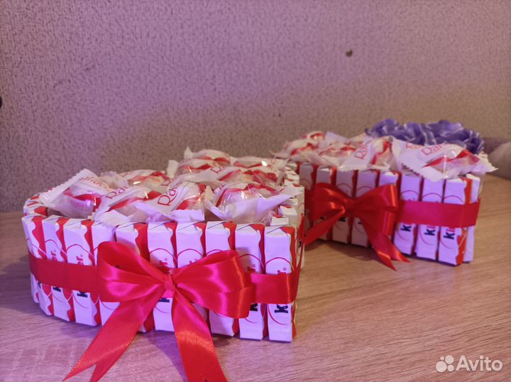 Съедобные букеты из конфет