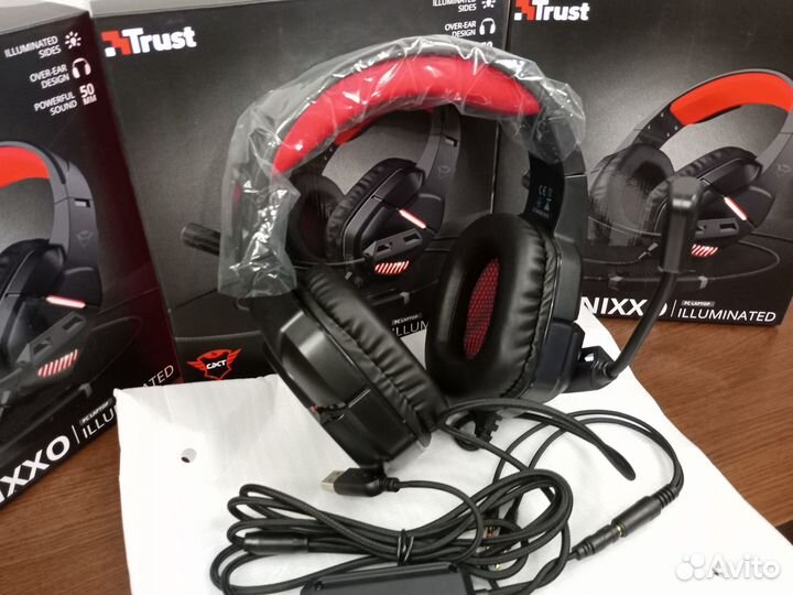 Игровые наушники гарнитура Trust
