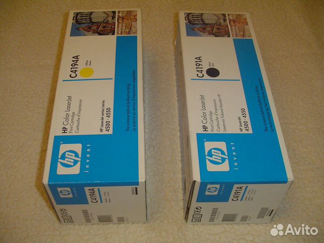 Оригинал HP C4194A и 4191A для CLJ 4500/4550