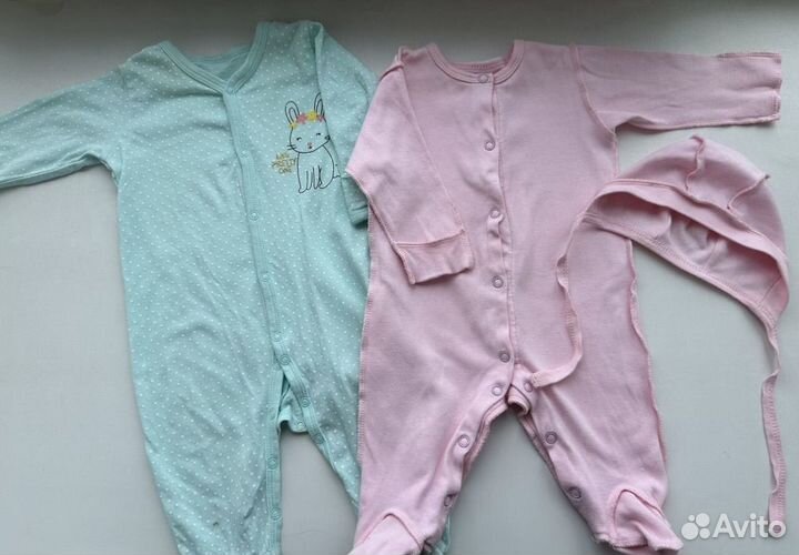 Вещи пакетом для новорожденной девочки