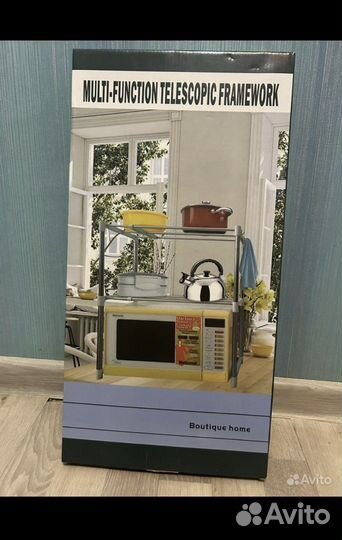 Сборная полка над микроволновкой