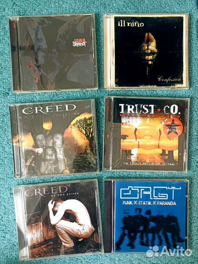 CD и DVD диски (ч.2) - рок, металл, альтернатива