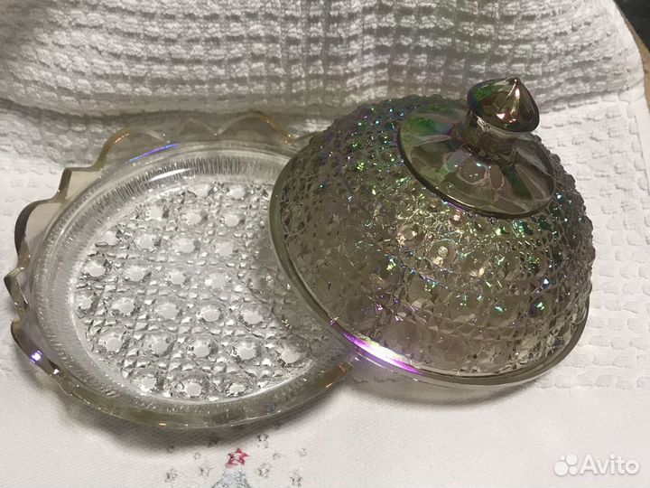 Кувшин, маслёнка, набор для специй, чашка, блюдце