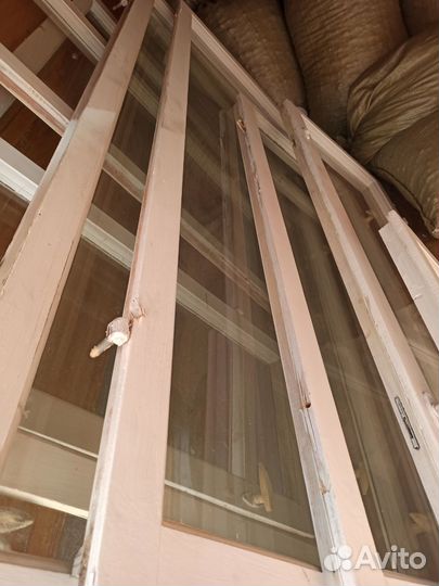 Деревянные окна со стеклопакетом бу