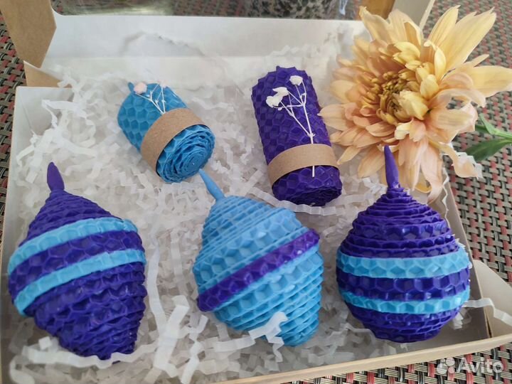 Свечи к Пасхе из вощины