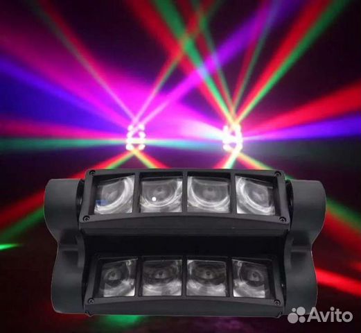 Светомузыка Spider 2шт LED Rgbw 80W Mic DMX Strob