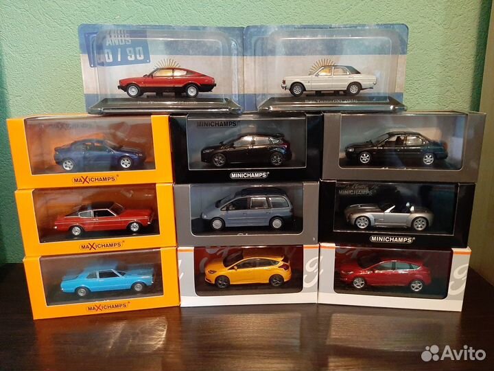 Модели Ford и Chevrolet 1/43