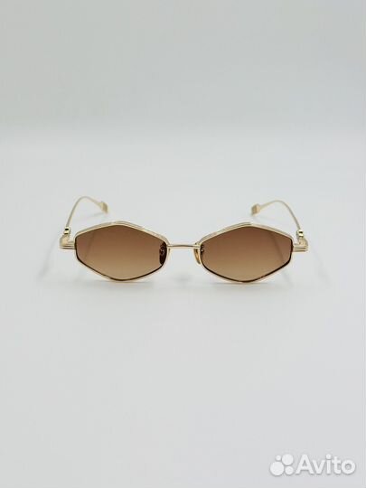 Солнцезащитные очки chrome hearts GRY gold