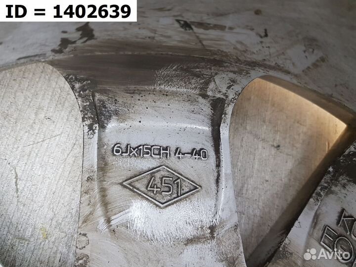 Диск литой r16 Renault Logan