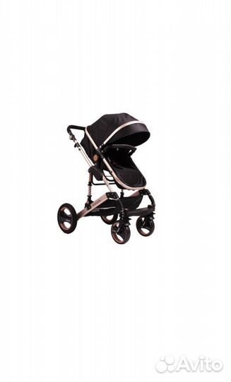 Коляска Wisesonle Q3 3 в 1 черная