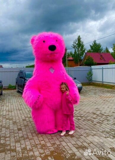 Медведь Розовый 2,6