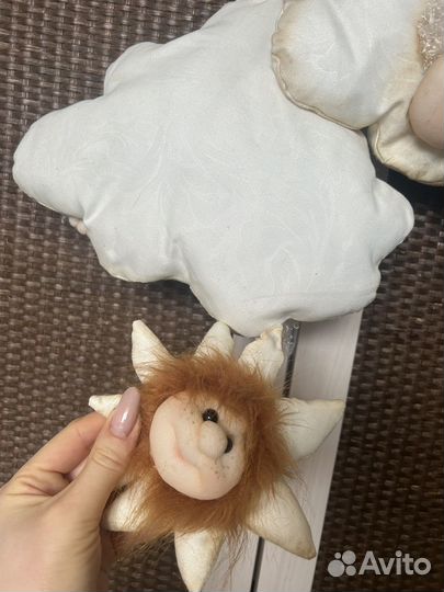 Облако подвесное в кроватку детскую русная работа