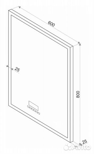 Зеркало с подсветкой