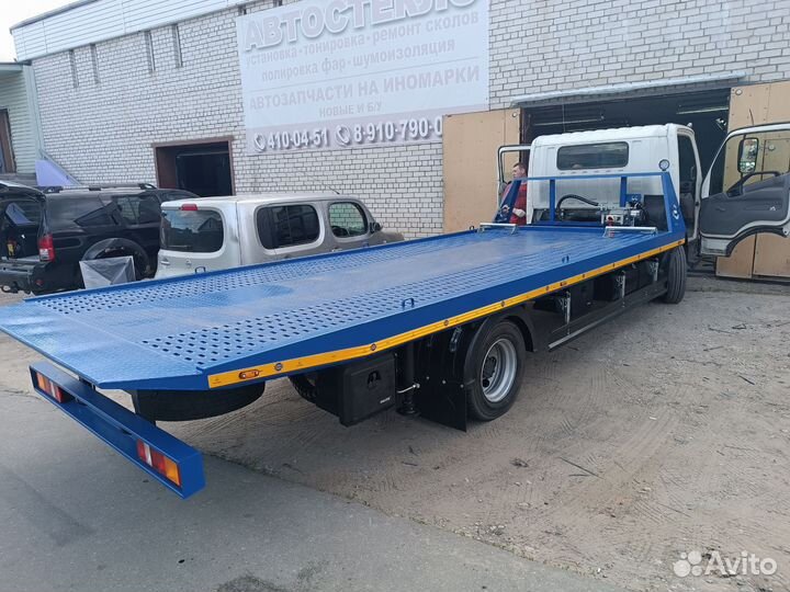 Эвакуаторная платформа сдвижная и ломанного типа