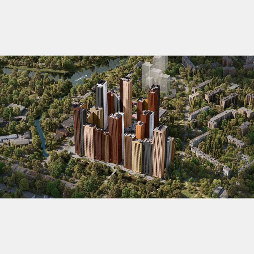 2-к. квартира, 59,7 м², 2/46 эт.