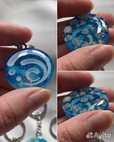 Брелки стихии Геншин