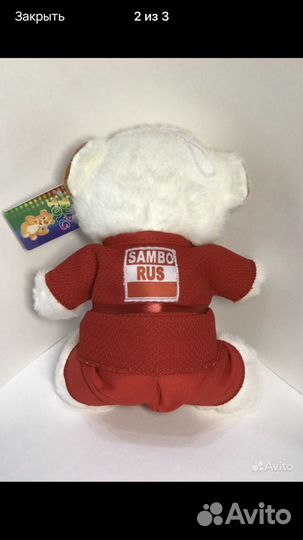 Медведь в куртке самбо