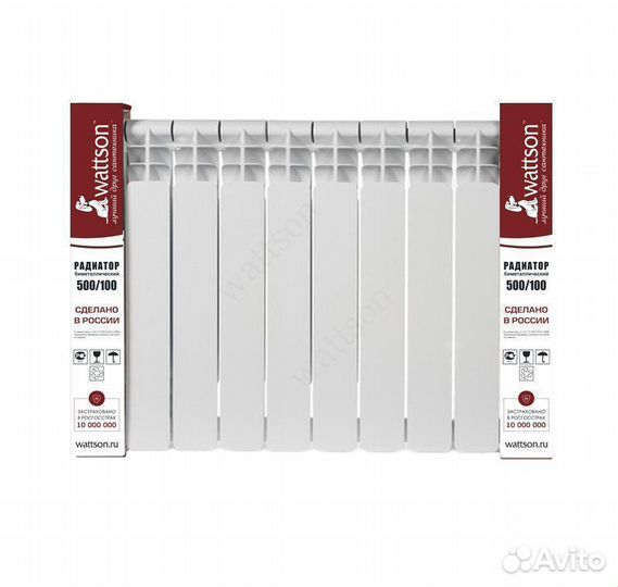Радиатор биметаллический 500/100 Wattson