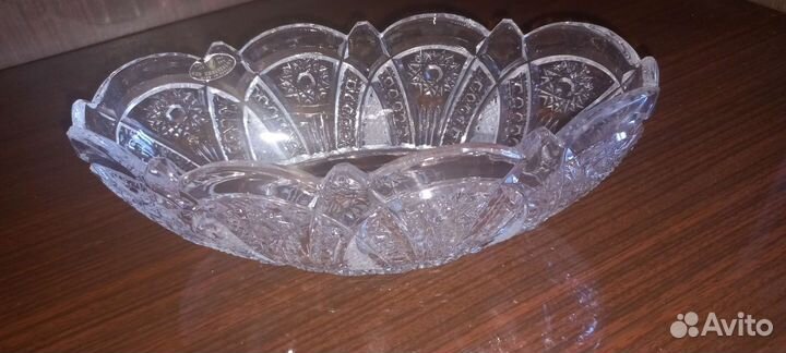 Салатник хрустальный СССР