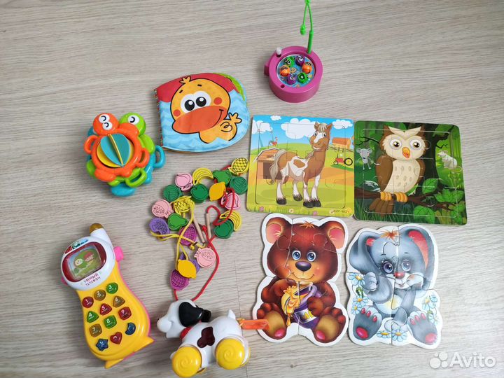 Пазлы для малышей пакетом