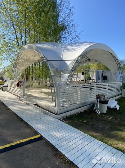 Арочный шатёр 6х6