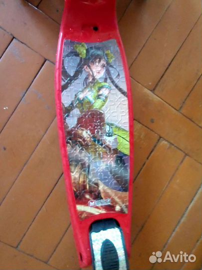 Детский самокат трёхколёсный,б/у