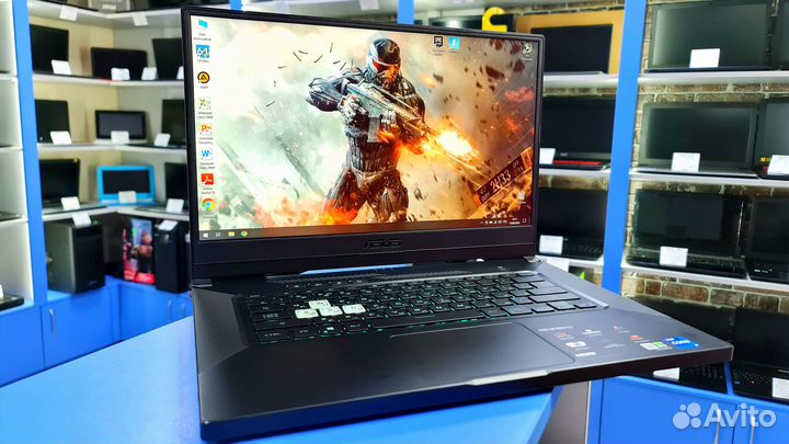 Игровой ноутбук Asus i7-11370H 16gb RTX 3060 6gb