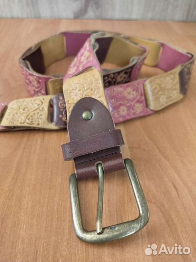 Ремень женский кожаный натуральный