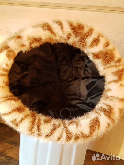 Шапка норковая новая Avenu