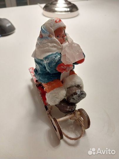 Ватные елочные игрушки