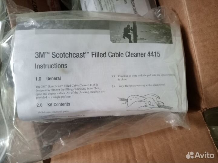 Коплект очистки кабеля 3M 4415