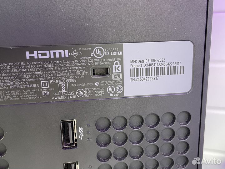 Xbox Series X 2 геймпада/уши/игры