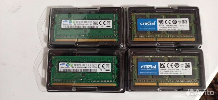 So-dimm ddr3l, ddr3 4Gb, 8Gb для ноутбука