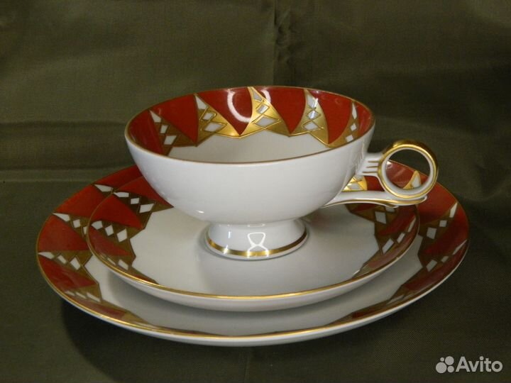 Чайное трио Валлендорф (Wallendorf), гдр