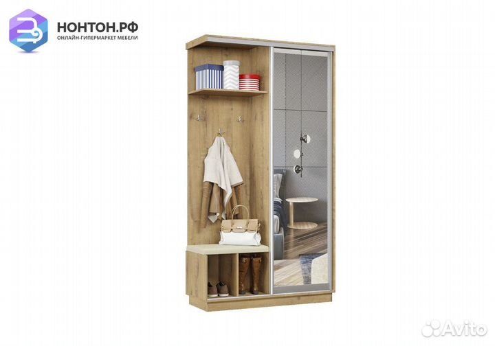 Прихожая-купе Регул мини с сиденьем бунратти