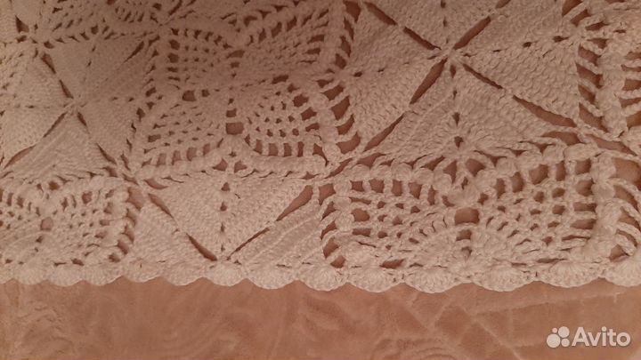 Шаль шерстяная ручной работы