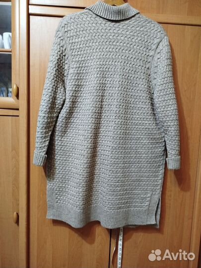 Кардиган женский длинный. Размер 58
