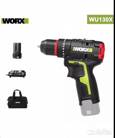 Шуруповерт worx