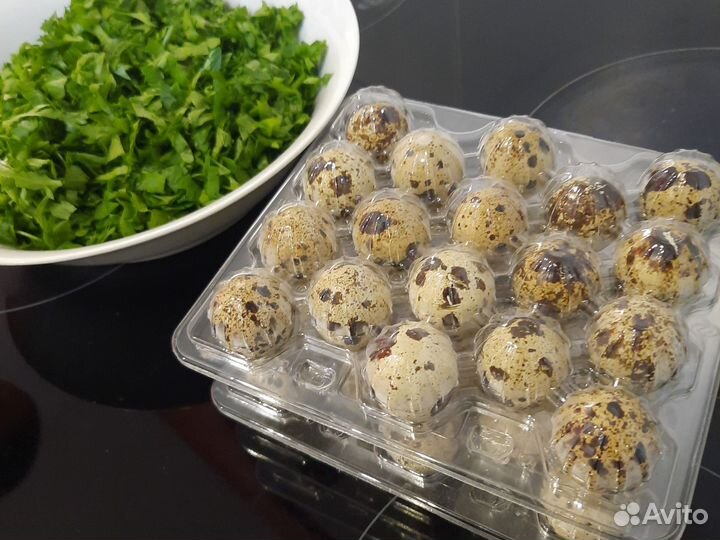 Яйца перепелиные 18 шт. в упаковке