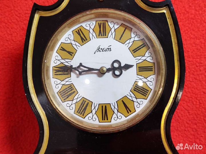 Настольные часы механические Агат СССР