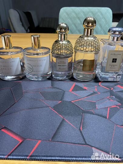 Остатки парфюма во флаконах