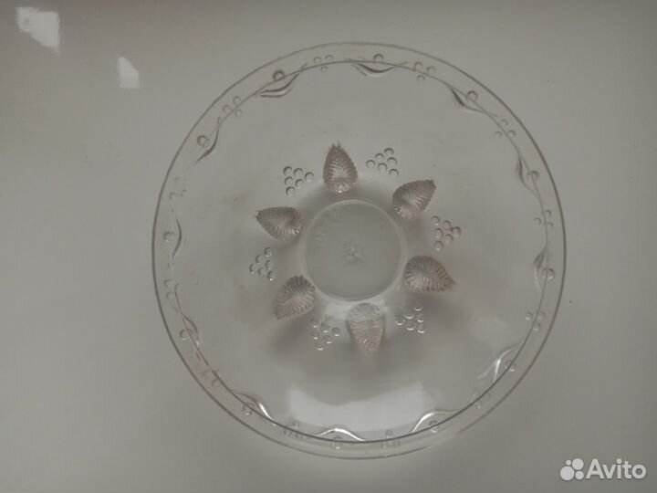 Тарелка СССР, рюмки (стаканы), Luminarc клубника