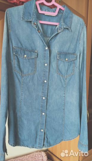 Джинсовая рубашка
