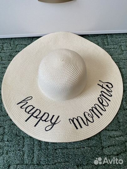 Шляпа женская соломенная