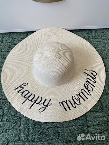 Шляпа женская соломенная
