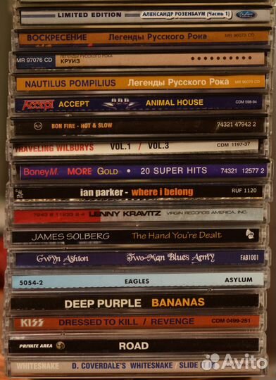 CD рок, блюз. Обмен на спин., катушку, объектив