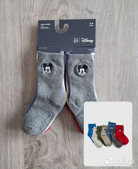 Носки детские Gap 2/3г, 4/5л