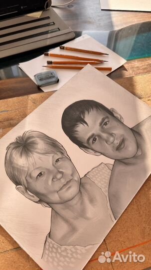 Портрет по фото, шарж