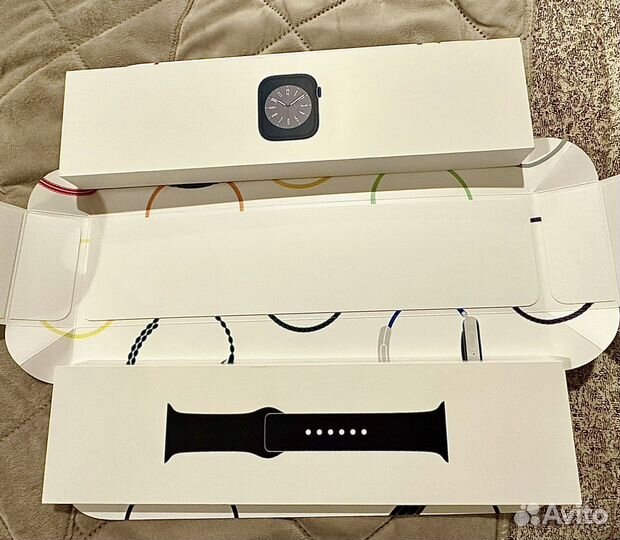 Часы Apple Watch Series 8 45mm чёрные